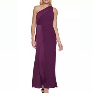 Purple/Maroon Floor Length Dress